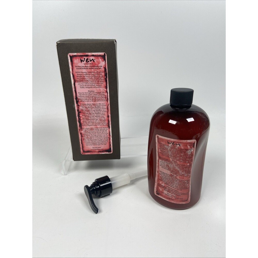 Wen Pomegranate Cleansing Conditioner 16 fl oz W/Pump New Sealed with Box - Picture 2 of 7